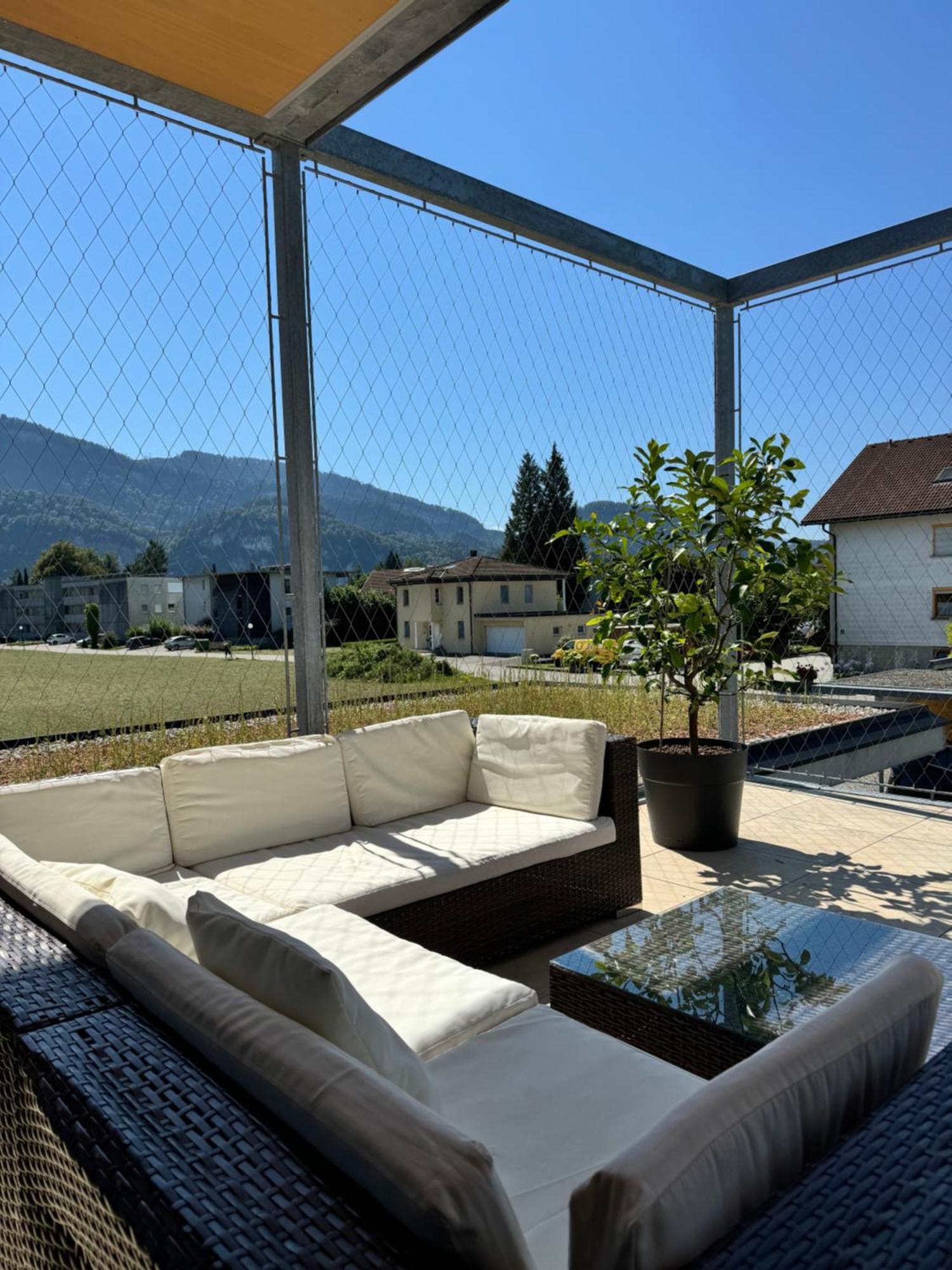 Architektenhaus Rhaa Mit Terrassen Altach Esterno foto