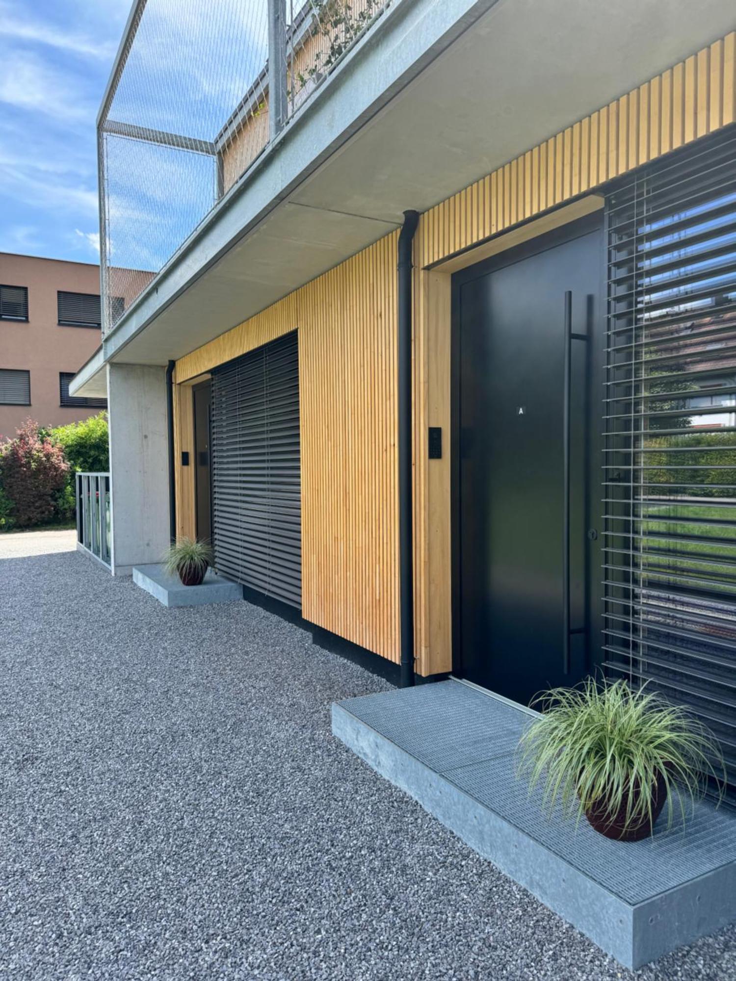 Architektenhaus Rhaa Mit Terrassen Altach Esterno foto