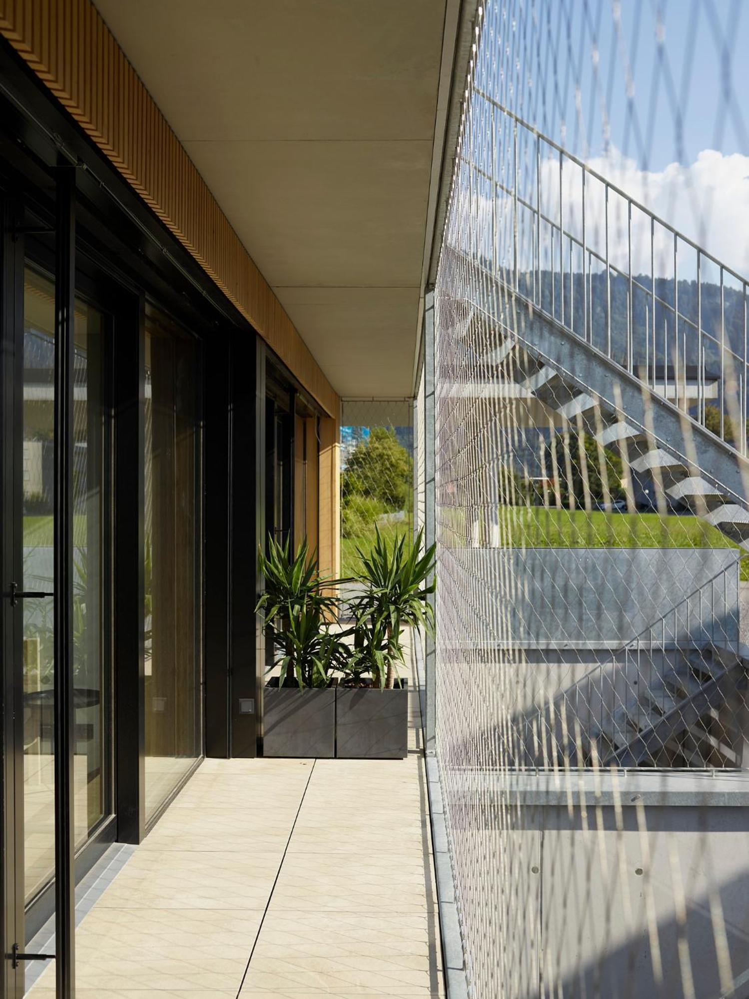 Architektenhaus Rhaa Mit Terrassen Altach Esterno foto